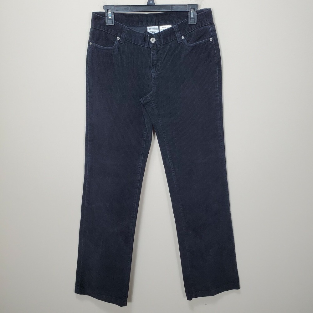 Columbia Sportswear Womens Size 6 Pants Corduroy Cords Black‎ Casual Outdoor
